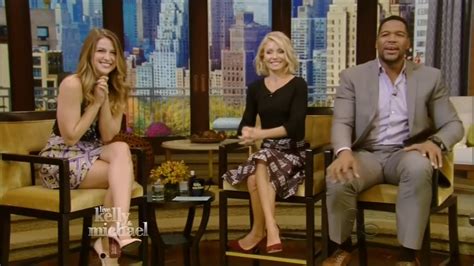 Naked Melissa Benoist In Live With Kelly And Michael