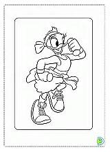 Coloring Daisy Duck Pages Dinokids Coloringdisney sketch template