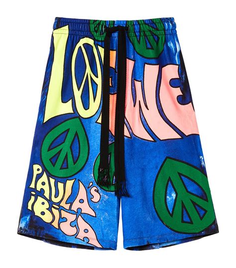 X Paulas Ibiza Peace Print Shorts