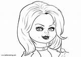 Chucky Coloring Bride Pages Printable Print Color Colouring Adults Halloween Skull Kids Creative Mandala Coloringhome sketch template