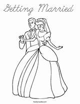 Coloring Married Getting Cursive Bride Favorites Login Add sketch template