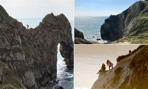 Durdle Door Thrill Seekers Blasted For Risking Their Lives