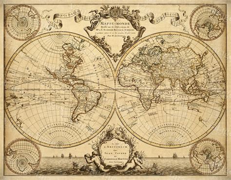 world map map art historic map antique style world map wall