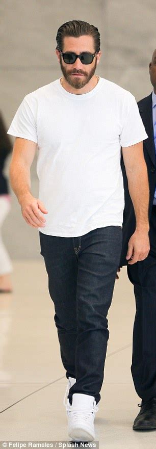 jake gyllenhaal looks drained after npr interview talking about heath ledger daily mail online