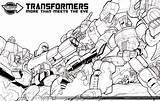 Transformers Coloring G1 Pages Ramjet Template sketch template