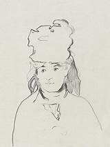 Morisot Berthe sketch template