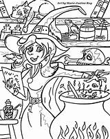 Coloriage Halloween Coloring Sorcière Witches Pages Crafts Adult Choose Board Witch Justine Roy Marie Artist sketch template