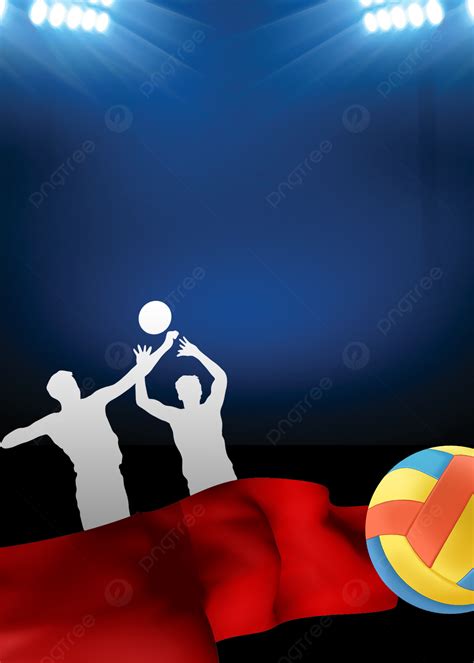 creative fashion sports volleyball background wallpaper image