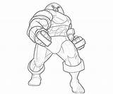 Juggernaut Coloring Pages Marvel Popular sketch template