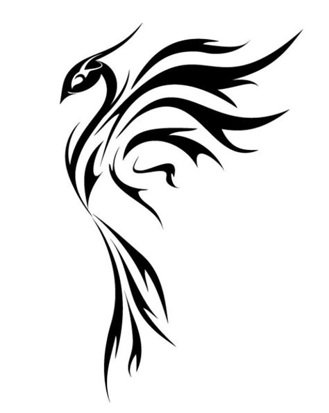 phoenix stencil google search minimalist tattoo meaning minimalist
