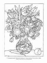 Dover Coloring Pages Flowers Flower Publications Vase Paintings Own Color Great Books Choose Board Colouring Printable sketch template