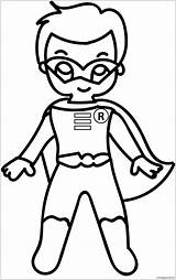 Superhero Cu Colorat Desene Supereroi Eroi Creion sketch template