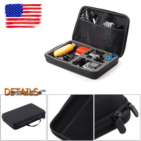 large shockproof protective carry case bag  gopro hero    accessories