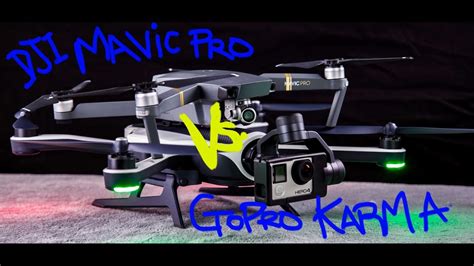 ultimate gopro karma  dji mavic pro  hand drone review youtube