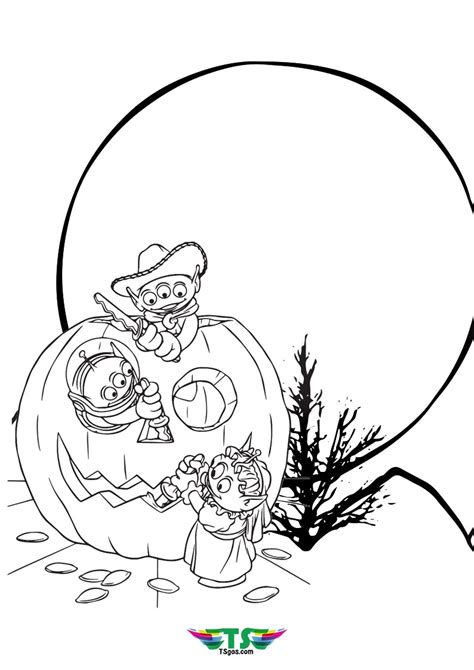 spooky halloween coloring page  kids tsgoscom tsgoscom