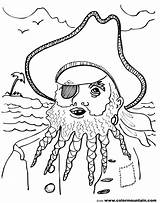 Coloring Pages Blackbeard Beard Getcolorings Pirate Color Template sketch template