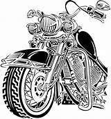 Harley Davidson Motorcycle Silhouette Scroll Saw Bike Patterns Biker Pencil Pages Drawing Coloring Drawings Bikers Tattoos Decals Moto Laser Cameo sketch template