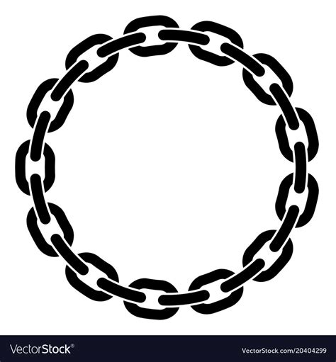chain link circle svg