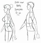 Side Body Pro Anime Drawing Tutorial San Draw Deviantart Sideways Male Man Standing Poses People Reference Face Back Sketches Front sketch template
