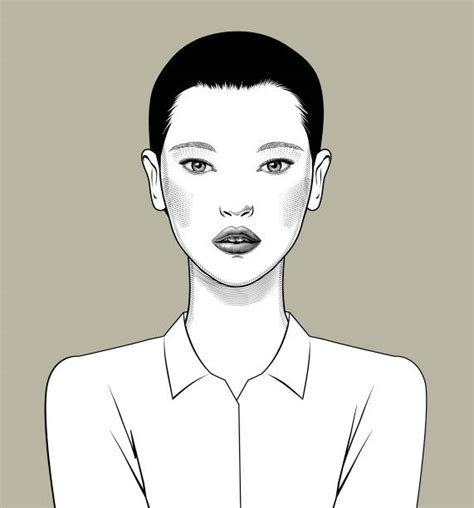 Asian Woman White Shirt Illustrations Royalty Free Vector Graphics