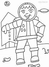 Astronaut Coloring Kids Pages Cool2bkids Printable sketch template
