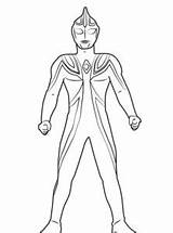 Ultraman Ausmalbilder sketch template