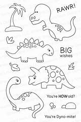 Dinosaur Prehistoric Pals Stamps Newton Designs Choose Board Nook Stamp Set Newtonsnookdesigns sketch template