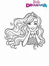 Barbie Dreamtopia Glitter Kingdom Kids Coloring Pages Fun sketch template