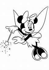 Minnie Coloring Mouse Pages Color Colorear Tinkerbell Printable Para Mickey Print Disney Kids Dressed Coloriage Dibujo sketch template