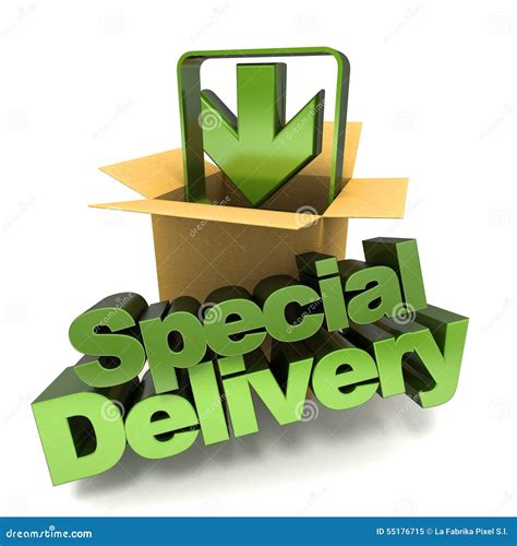 special delivery stock illustration illustration  advertising