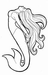 Meerjungfrau Ausmalbilder Mermaids Emma Lineart Ariel Meerjungfrauen Sirenas Clipartmag Sirena Malen Malvorlagenausmalbilderr Hadas 20tail sketch template