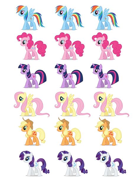 printable   pony cupcake toppers printable word searches