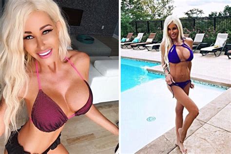 real life barbie doll shows of £350k body in very