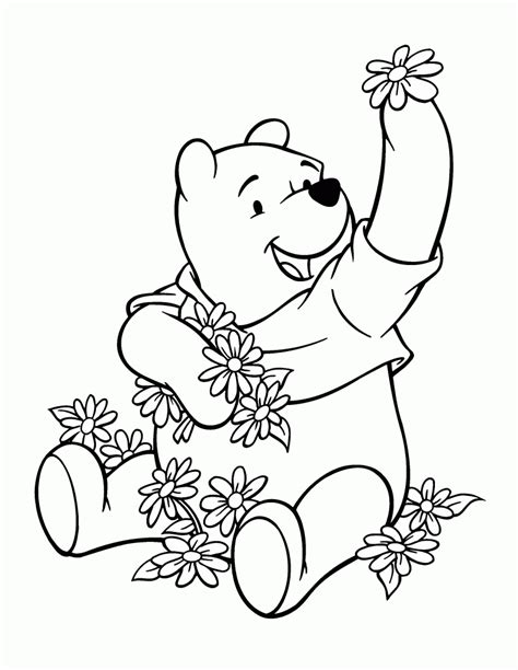 printable coloring pages winnie  pooh coloring page blog