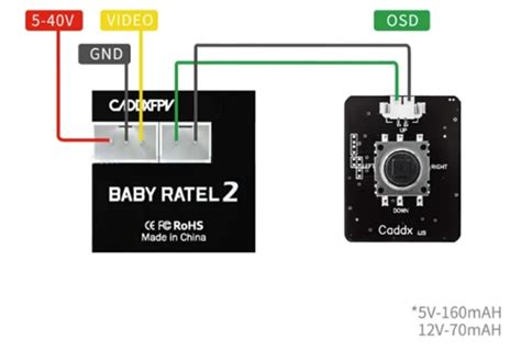 caddx baby ratel  tvl starlight fpv camera  quadcopter