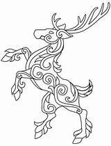 Celtic Coloring Viking Coloriage Patterns Embroidery Designs Pages Stag Drawing Tattoo Pattern Deer Keltiske Adulte Urbanthreads Board Keltisk Inspiration Heraldry sketch template
