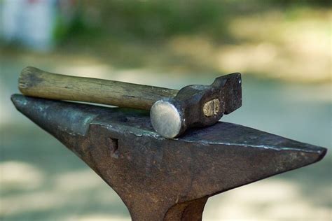 blacksmith hammer anvil  photo  pixabay pixabay