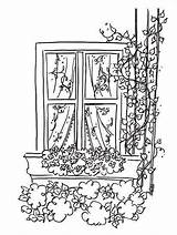 Bloomin Windowsill sketch template