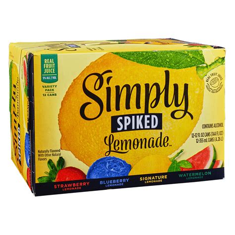 simply hard lemonade variety pack pk  oz cans applejack