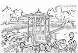 Malvorlage Landschaften Landschaft Ausmalen Malvorlagen Pavillon Kostenlos Gartenlaube Pavillion sketch template