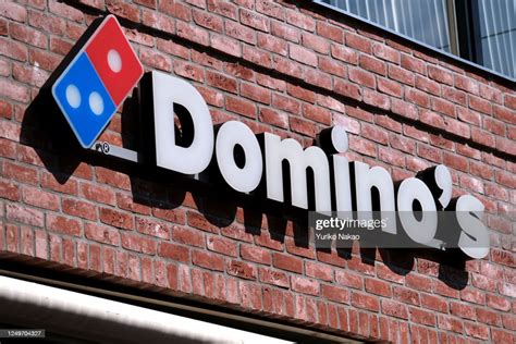 logo  dominos  pictured   pizza restaurant chain  news photo getty images