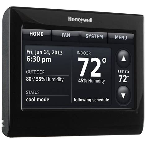 honeywell  day wi fi smart programmable thermostat  voice control rthwf  home depot