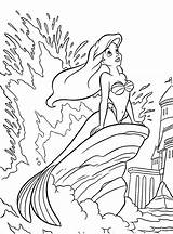 Disney Coloring Pages Adults Ariel Kids sketch template