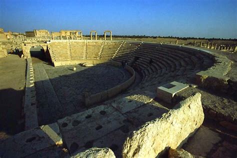 palmira syria siria theatres amphitheatres stadiums odeons free