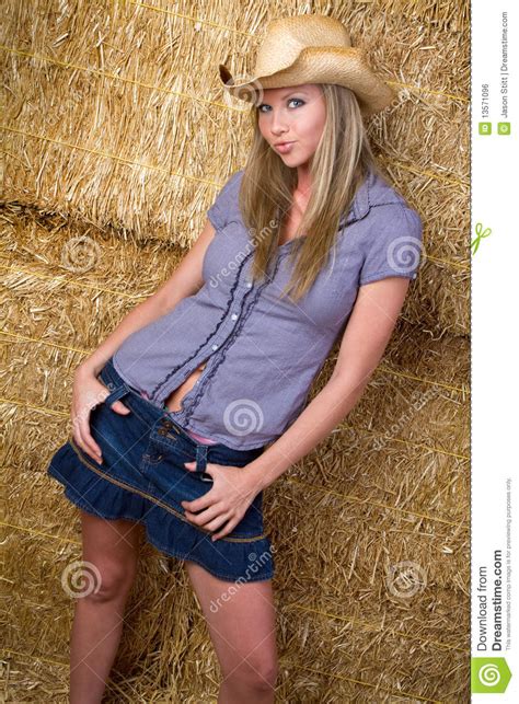 Blond Cowgirl Royalty Free Stock Image Image 13571096