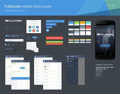 dribbble androidmobilestyleguidejpg  nico matson