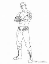 Orton Randy Coloring Pages Wrestler Wwe Color Hellokids Wrestling Print Kids Choose Board sketch template