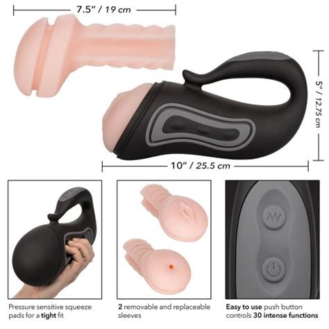 optimum power grip n stroke vibrating masturbator sex toys at adult