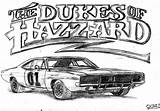 Hazzard Dukes Cars Hazard Divyajanani sketch template