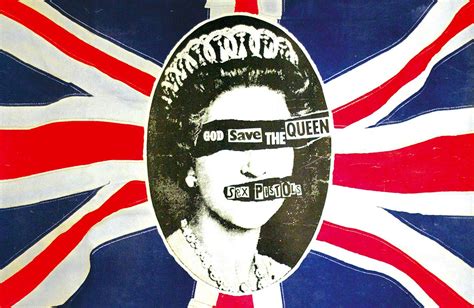 Sex Pistols God Save The Queen Textile Flag Buy Online